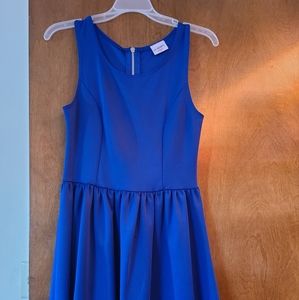 Royal blue dress